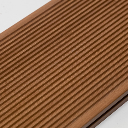 Террасная доска Экодекинг Некст полнотелая 145х19x4000 Бронза